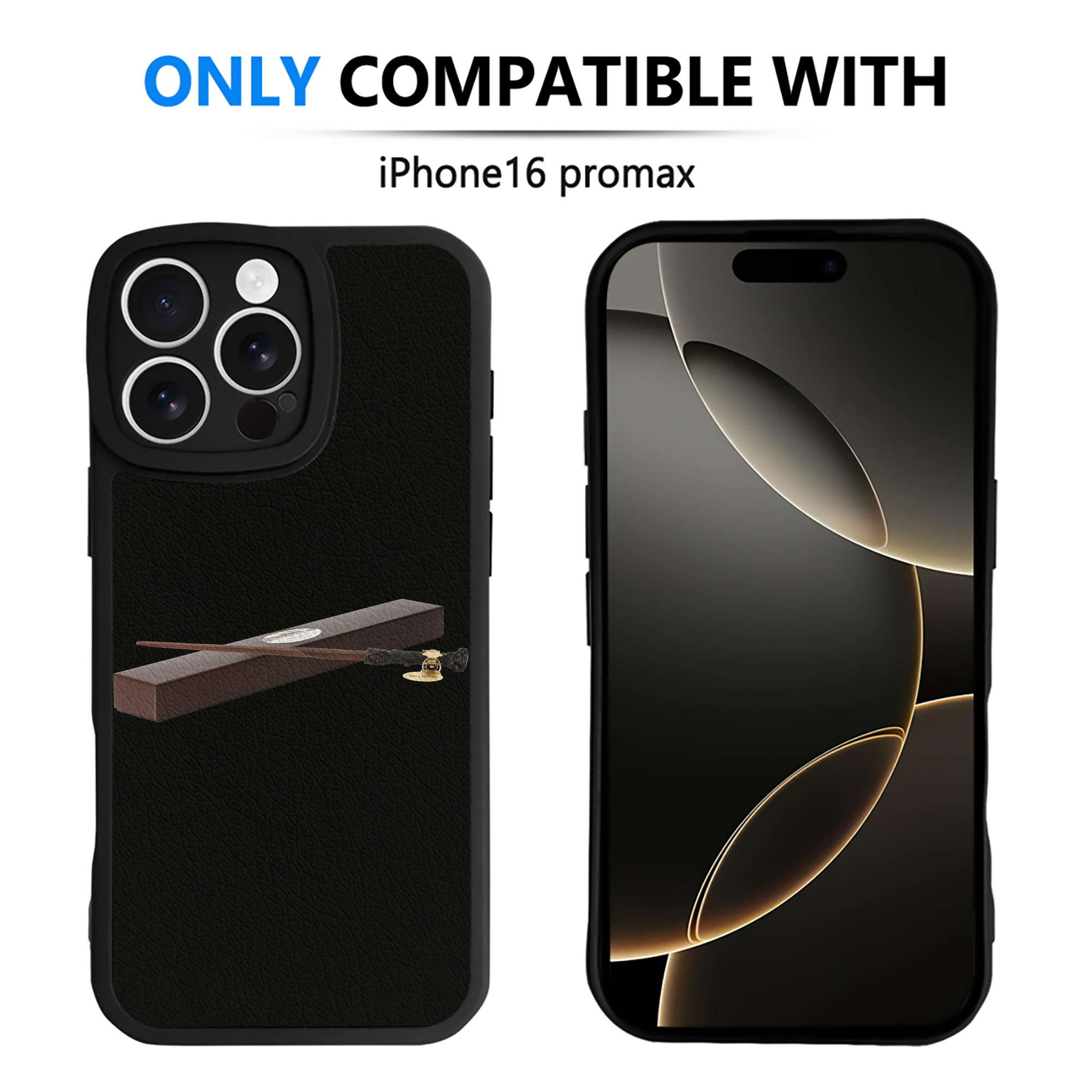 （画像用） Harry Potter ハリー・ポッターシリーズ 【iPhone 16シリーズ対応】シリコンスマホケース（レザー調） 材質：シリコン